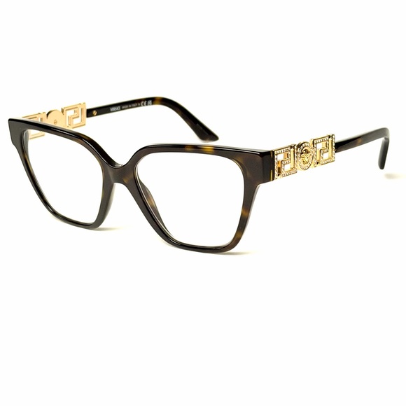 Versace Accessories - Versace Mod 3358B 108 Glasses Havanna with Gold New Authentic